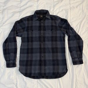 RRL Workshirt NWOT Ralph Lauren Double RL over shirt button up plaid small